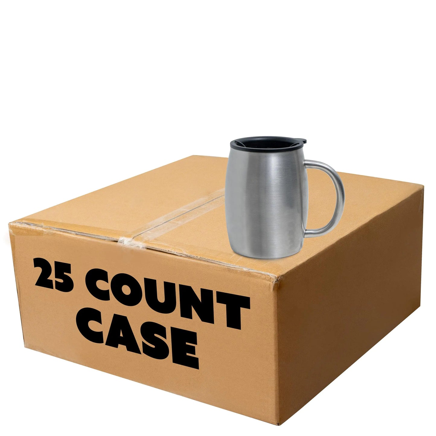 14oz Round Stainless Steel Mug