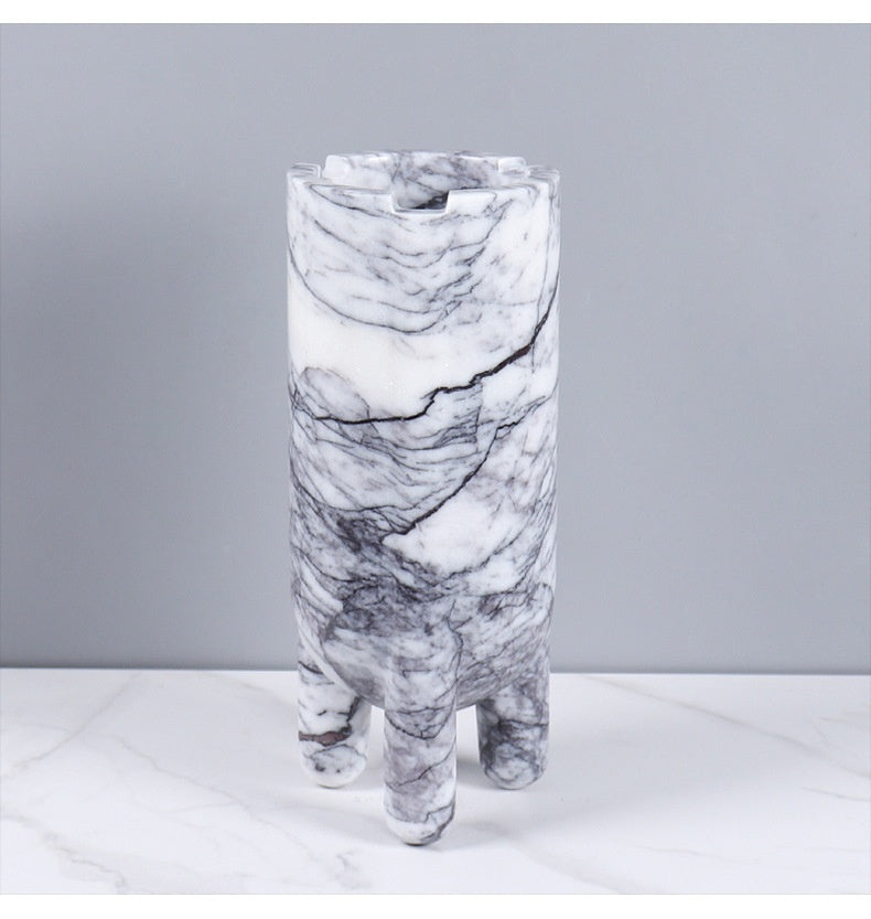 Marble Hydroponic Green Plant Soft Home Decoration Decorative Vase
