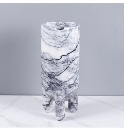 Marble Hydroponic Green Plant Soft Home Decoration Decorative Vase