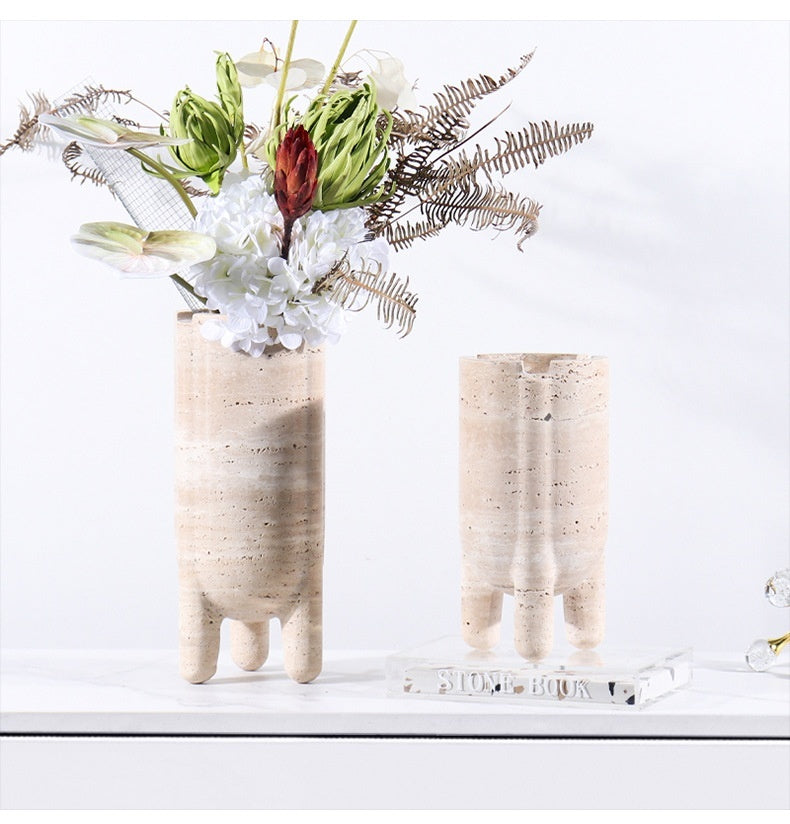 Marble Hydroponic Green Plant Soft Home Decoration Decorative Vase