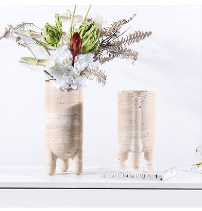 Marble Hydroponic Green Plant Soft Home Decoration Decorative Vase