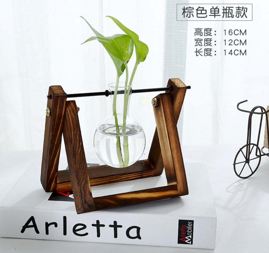 Glass Tabletop Planter