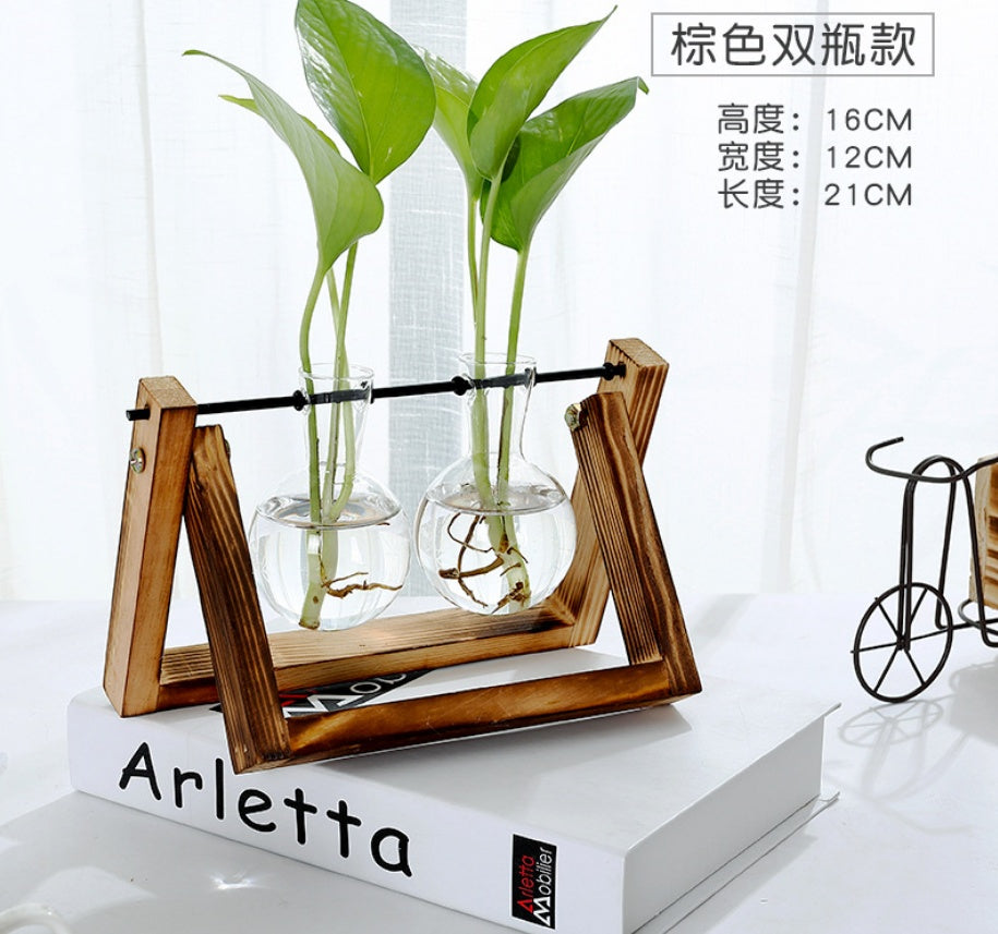 Glass Tabletop Planter